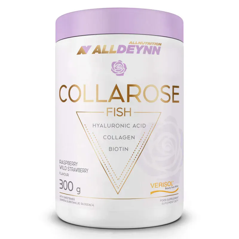 ALLNUTRITION  Collarose Fish Marint Kollagen – Verisol® Pulver - Bærsmak
